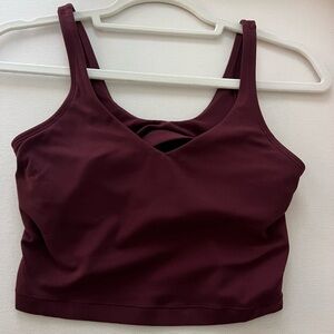 Lululemon Align Tank Size 4 in cassis